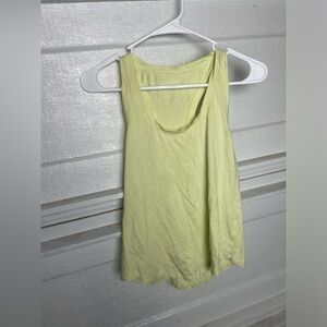 Lululemon Athletica Light Yellow Tank Top